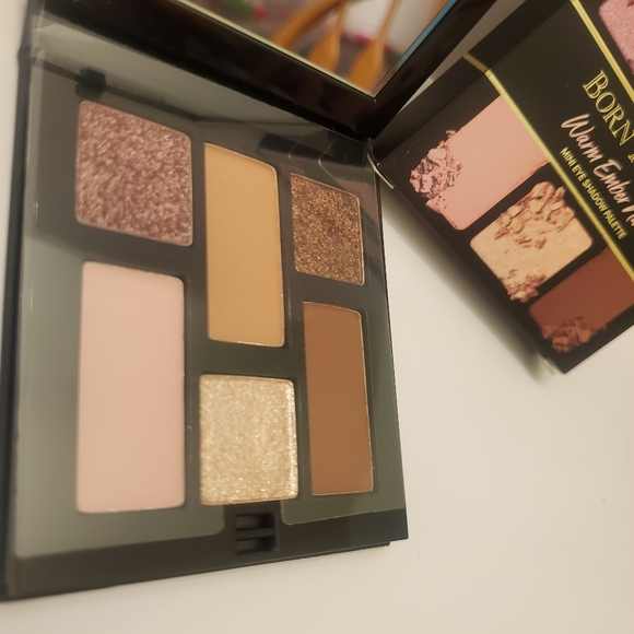 Too Faced Born This Way Mini Eye Shadow Palettes  Warm Ember Nudes.  BNIB - Picture 3 of 5
